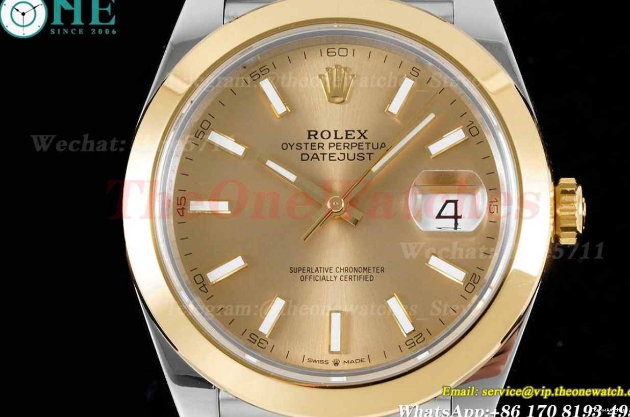 King Stk 126303 41mm YG SS VR3235 Gold Datejust Jubilee 904L 0426